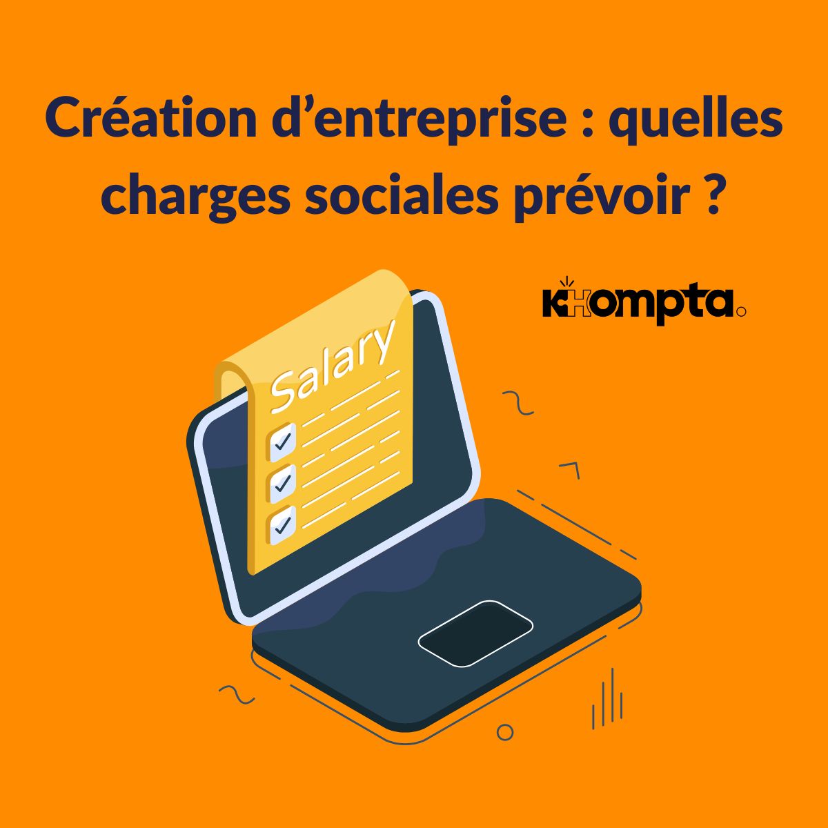 charges sociales création entreprise