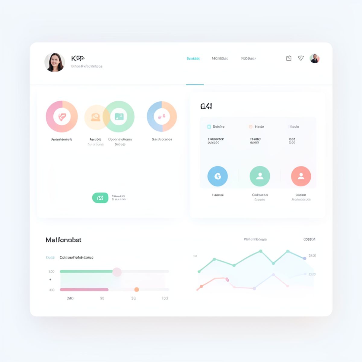 mini tableau de bord financier